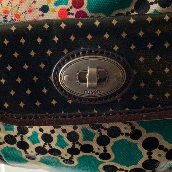 Fossil Key-Per Multicolored Handbag - Picture 3 of 7